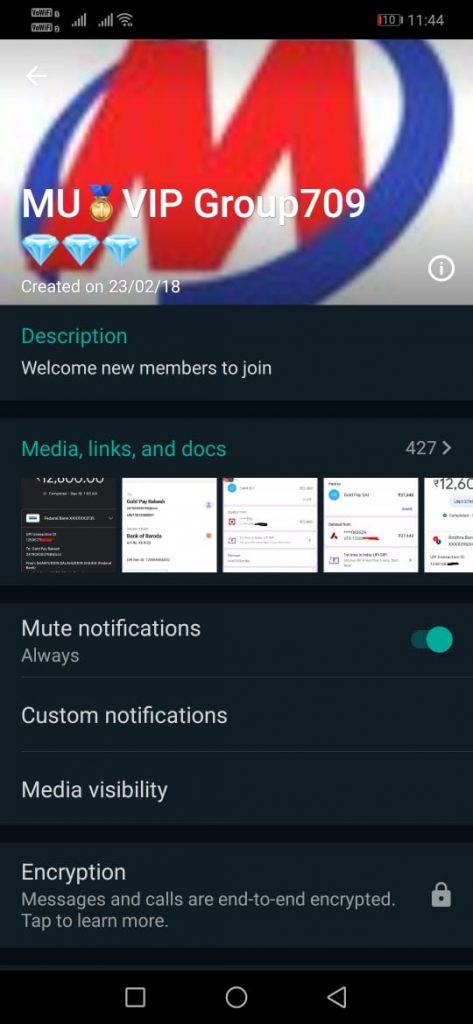 mu app whatsapp group